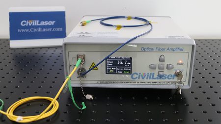 PM Fiber Optical Amplifier C-Band 26dBm EDFA