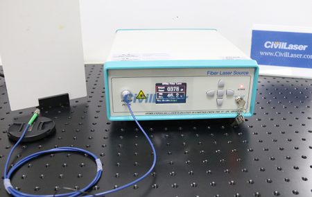 30dBm 1070nm Laser Coupled SM Fiber Temperature Controlled Wavelength