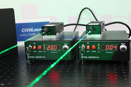 520nm Laser 2800mW Green Laser Beam