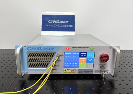1570~1605nm L-Band 37dBm EDFA Fiber Amplifier Benchtop